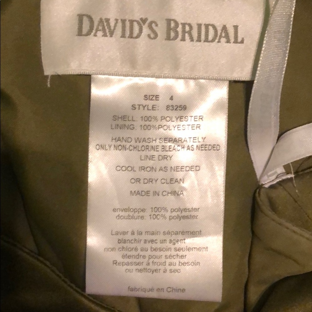 David’s bridal bridesmaids dress - Picture 4 of 4